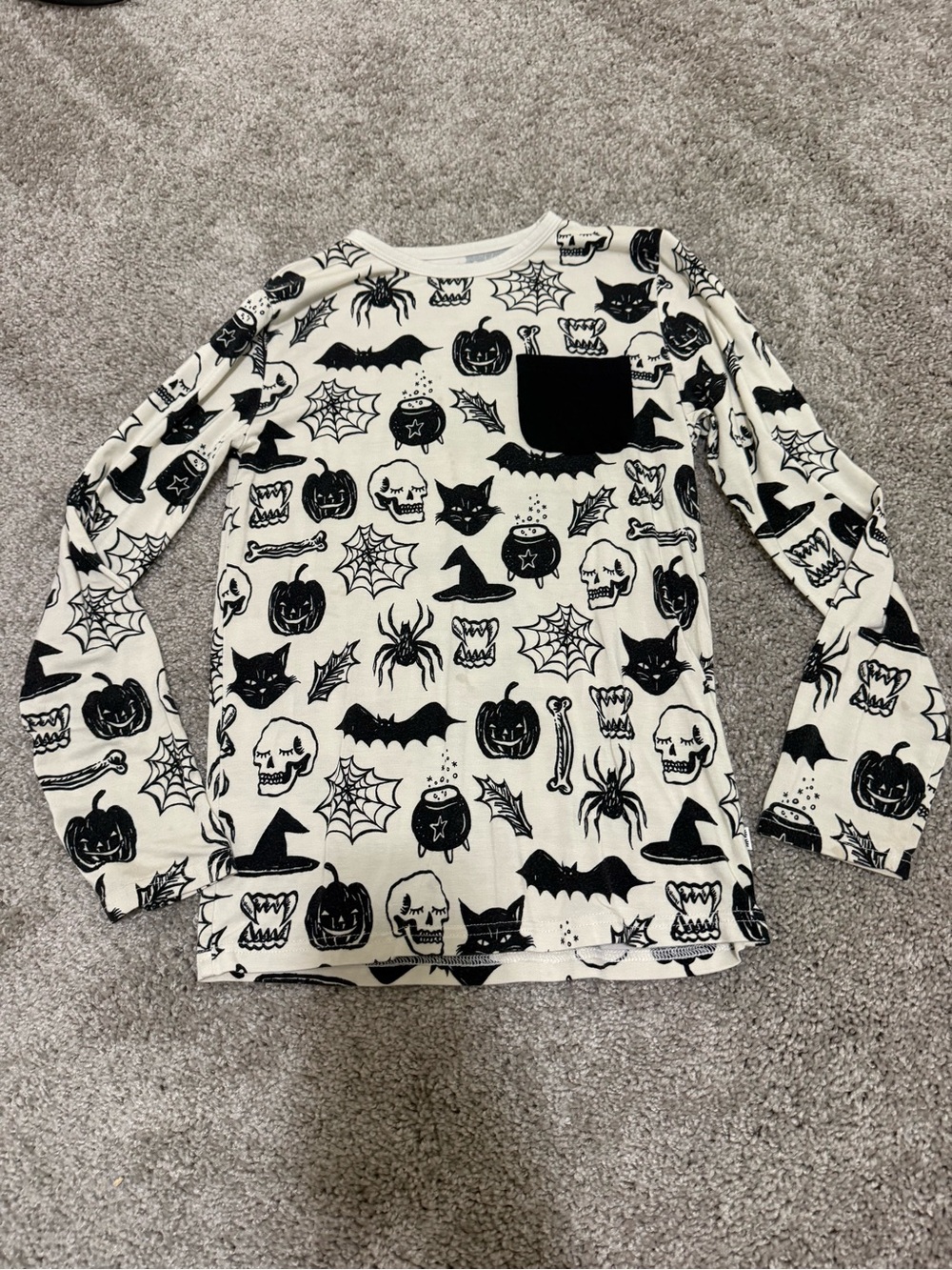 Little Sleepies Play Long Sleeve Tee in Witches Brew
